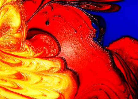 Abstract mixed oil paint, as backgroundの写真素材