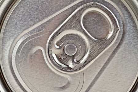 Aluminum can of beer, as background