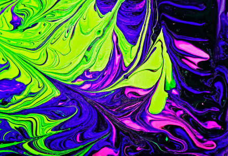 Abstract background - colorful background from mixed oil paints
