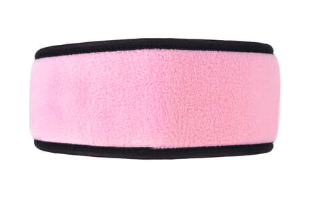 Training headband isolated on a white background. Pink training headband.の写真素材