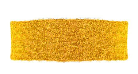 Wide training headband isolated on a white background. Brown color.の写真素材