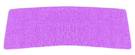 Violet training headband isolated on a white background. Sport headband.の写真素材