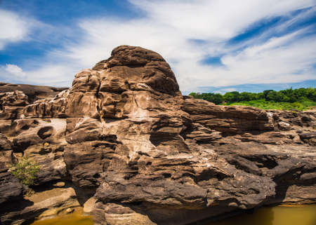 Sampanbok Ubonratchathani - The amazing greatest islet in Thailandの写真素材