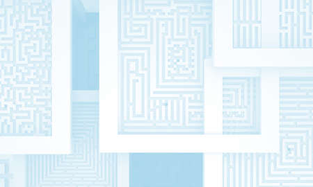 Abstract geometric modern architectural concept background