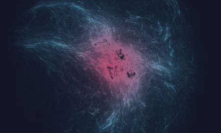 space background with realistic nebula and galaxy