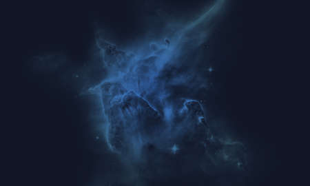 space background with realistic nebula and galaxyの写真素材