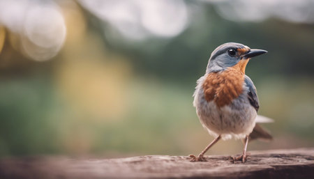 small bird with natural background, beautiful natureの素材