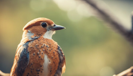 small bird with natural background, beautiful natureの素材