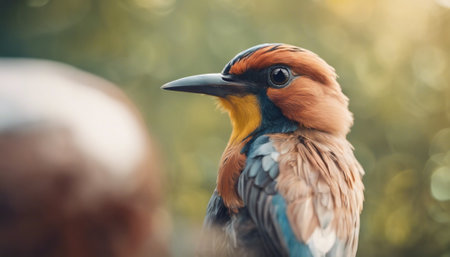 small bird with natural background, beautiful natureの素材