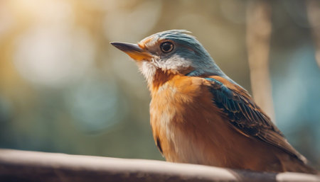 small bird with natural background, beautiful natureの素材