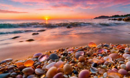 Fantastic closeup view of calm sea water wavesの素材