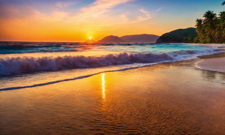 Fantastic closeup view of calm sea water wavesの素材