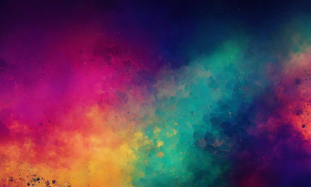 Brushstrokes of paint. Modern art. Contemporary art. Colorfull Backgroundの素材