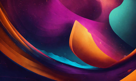 Blurred gradient background with grain texture. Perfect for wallpaper backgroundの素材