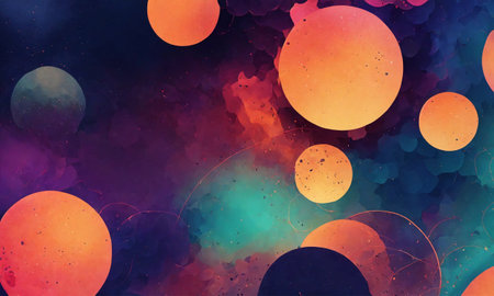 Coloring beautiful graphic illustrations. painted texture design banner Abstract shapes and copy space for textの素材