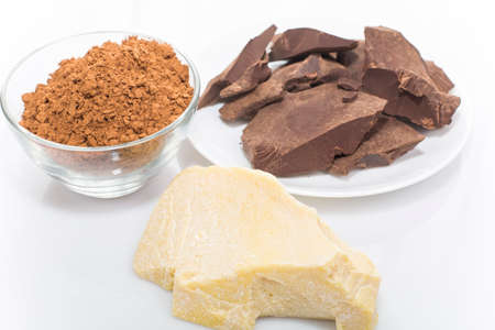 products of processing cocoa beansの写真素材