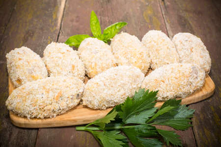 the process of cooking fish tacos Ukraineの写真素材