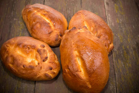 homemade cakes in the form of biscuitsの写真素材