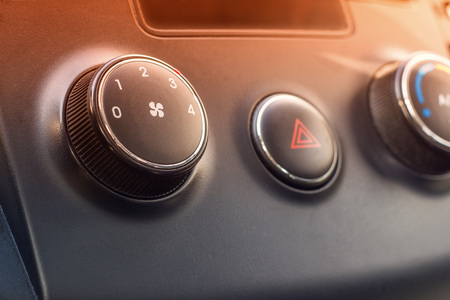 adjustment knob air supply into the vehicle interiorの写真素材