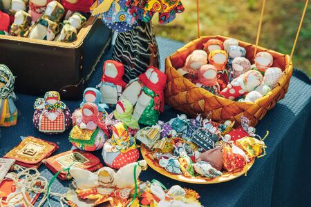 Russian dolls are handmadeの写真素材