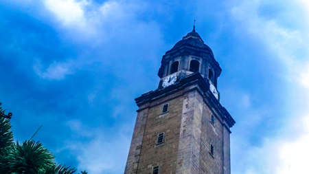 Bell Tower in the walled city of Manila, Philippinesの写真素材