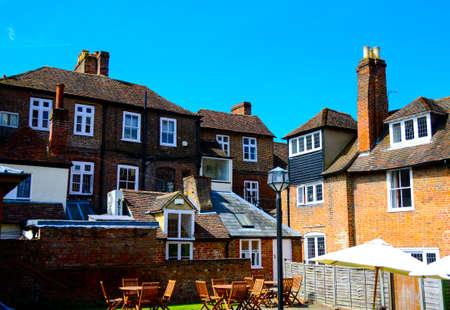 Local apartments in Canterbury, England.のeditorial素材