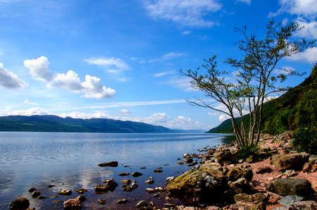Loch Ness, Scotland and the countrysideの写真素材
