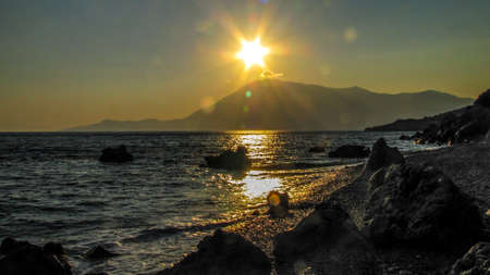 Sunset Samosの写真素材