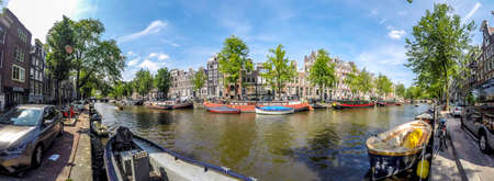 Prinsengracht Amsterdamのeditorial素材
