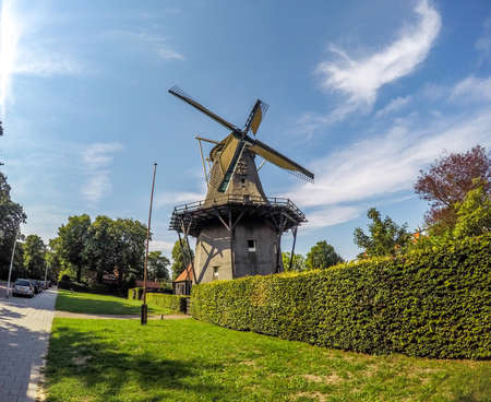 Dutch windmillの写真素材