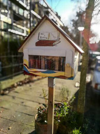 Neighbourhood book exchange libraryの写真素材