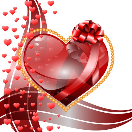 Valentine`s day background.Vector illustration. EPS10. Transparency used.のイラスト素材