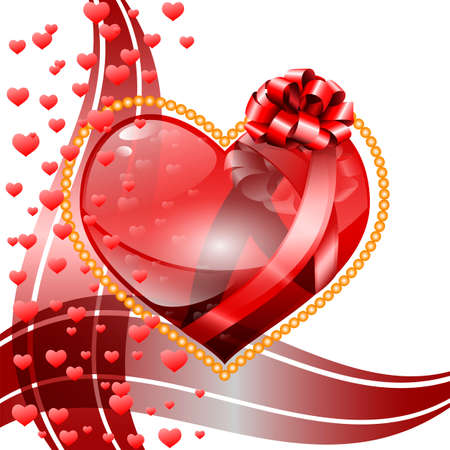 Valentine`s day background.Vector illustration. EPS10. Transparency used.のイラスト素材