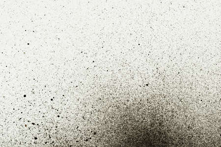An abstract paint splatter frame in black and whiteの写真素材