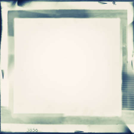 medium format color film frame, may use as backgroundの写真素材