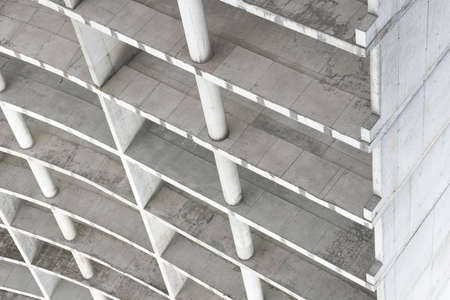 concrete building construction, may use as backgroundの写真素材