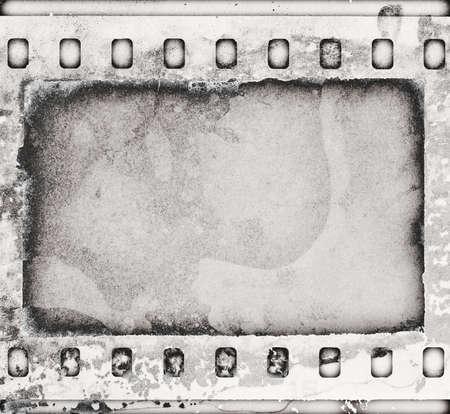 designed grunge filmstrip, may use as a backgroundの写真素材