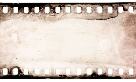 grunge filmstrip, may use as a backgroundの写真素材