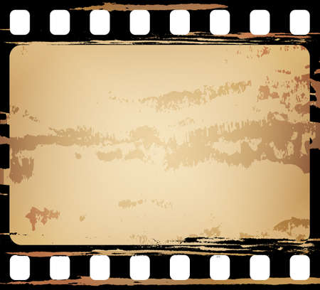 grunge filmstrip, may use as a design elementのイラスト素材