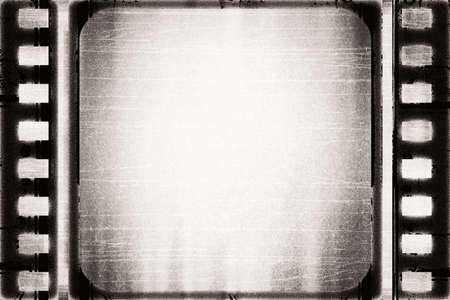 designed grunge filmstrip illustration