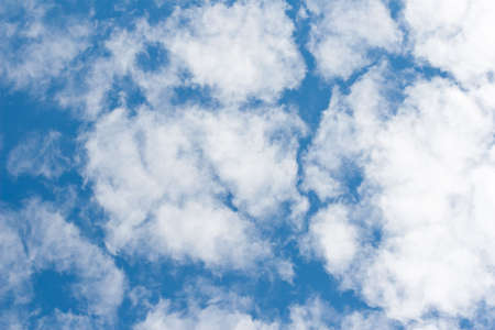 Blue sky and clouds, may be used as background の写真素材