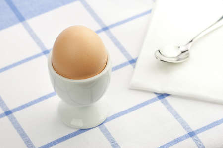 breakfast table with egg