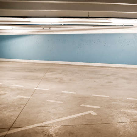 Empty parking area, can be used as background の写真素材