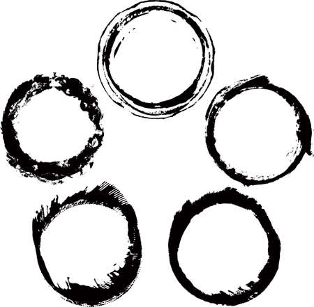 ink frames setのイラスト素材