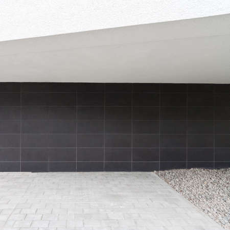 modern building exterior detail