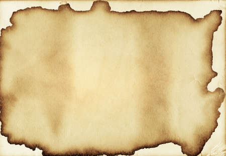 Aged paper texture with stain edges