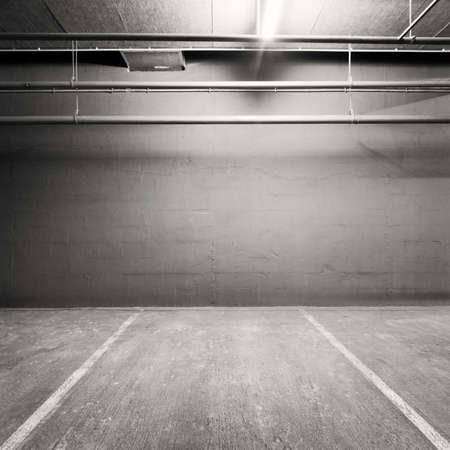 Empty warehouse wall, can be used as industrial background
