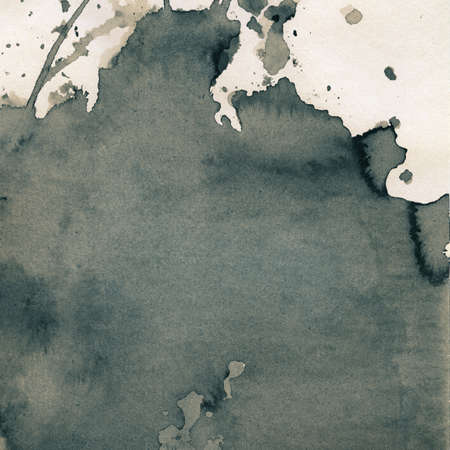 Abstract painted grunge background, ink texture.の写真素材