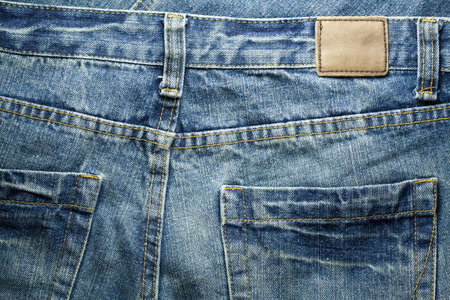 Blue jeans trousers