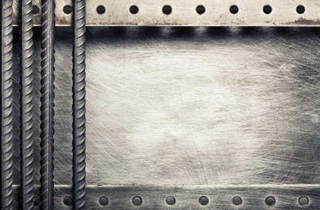 Industrial metal backgroundの写真素材